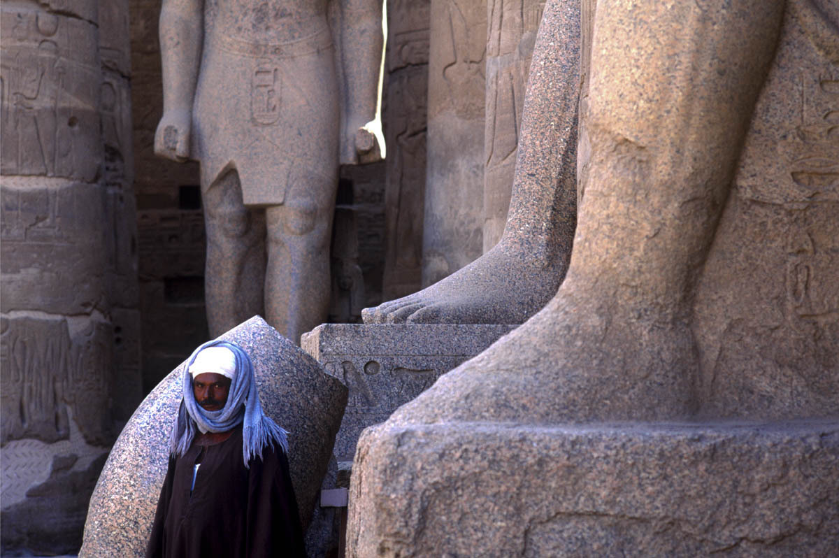 Guide. Luxor, Egypt.